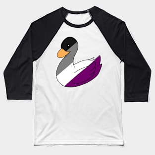 Asexual Duck Baseball T-Shirt